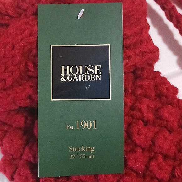Gorgeous βοΈ House & Garden Popcorn Knit Stocking *New* - Picture 5 of 13